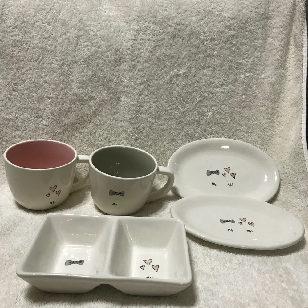 Rae Dunn Mr. & Mrs. set